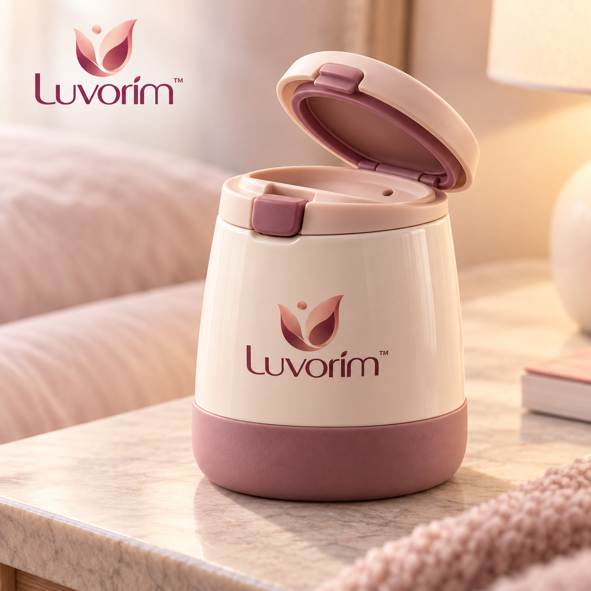 Luvorim™ QuietLatch Bedside Cup