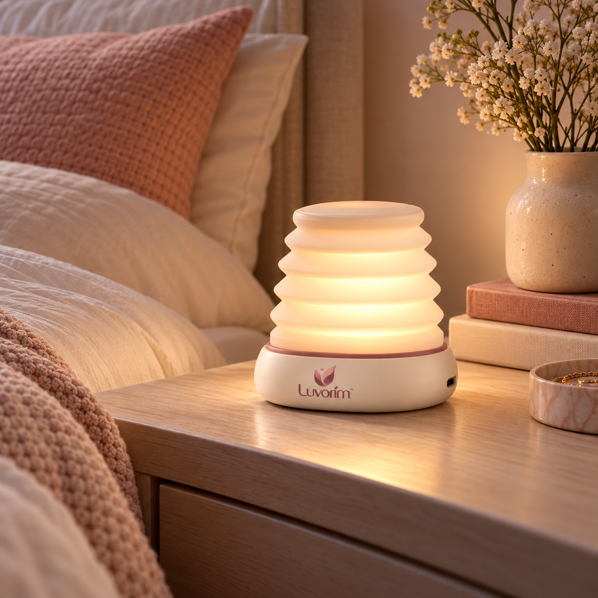 Luvorim™ PressClose Bedside Light